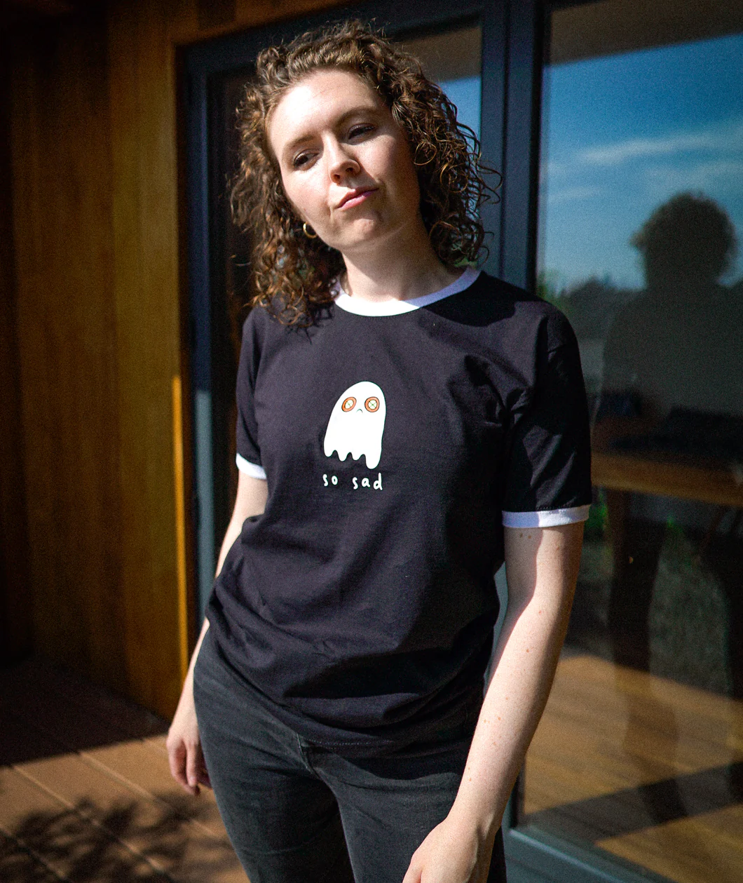 So Sad Ghost T-Shirt - Image 4